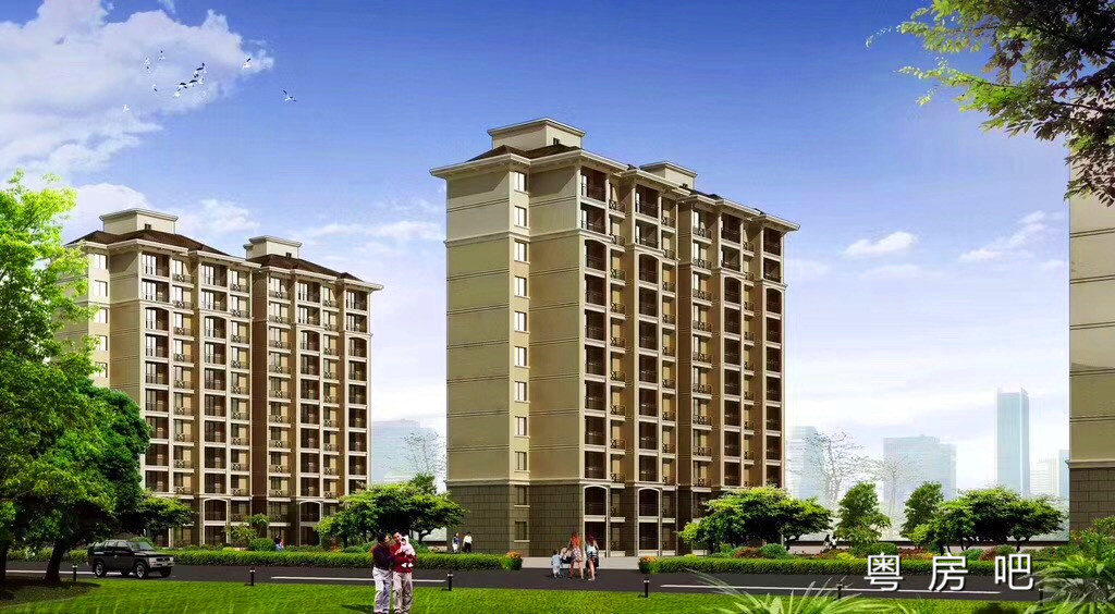 惠州沥林《幸福公寓》6栋大型花园小区房 带停车场和空中花园