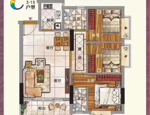 东莞虎门《百花大厦》中心区统建楼 3栋发绿本虎门广场