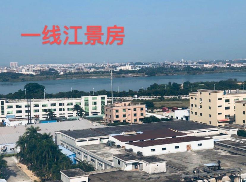 东莞石排2栋封闭式统建楼《东江新城》一线江景小产权房，带天然气，分期5年