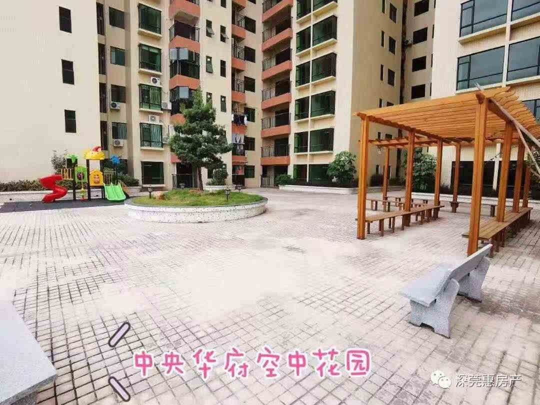 东莞桥头4栋大型统建楼《中央华府》双层车库，空中花园和天燃气，智能可视门禁系统