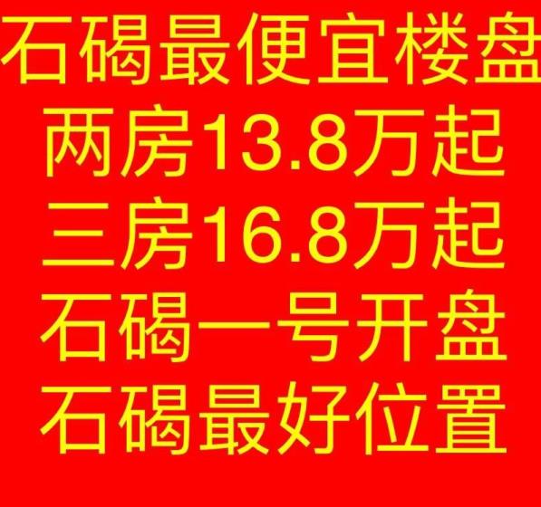 东莞石碣镇小产权房《石碣一号》封闭式管理，带停车场，总价13.8万起