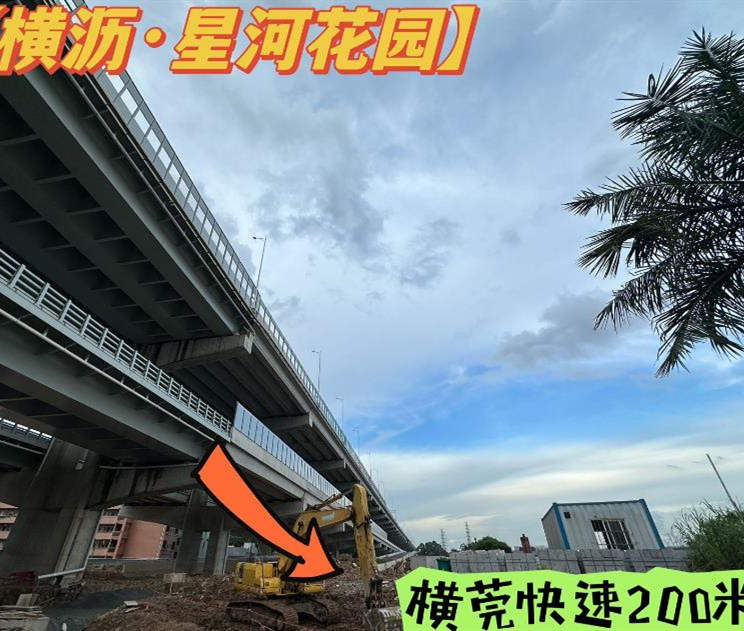 横沥贝冲6栋规模《星河花园》双地铁R3线地铁口 2880元/平任挑任选 免费停车场